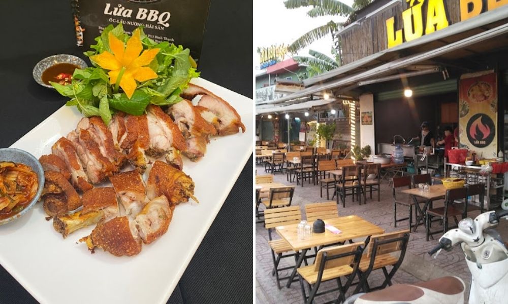 Lửa BBQ là một trong những địa chỉ “quen mặt” với các dân nhậu Bình Thạnh