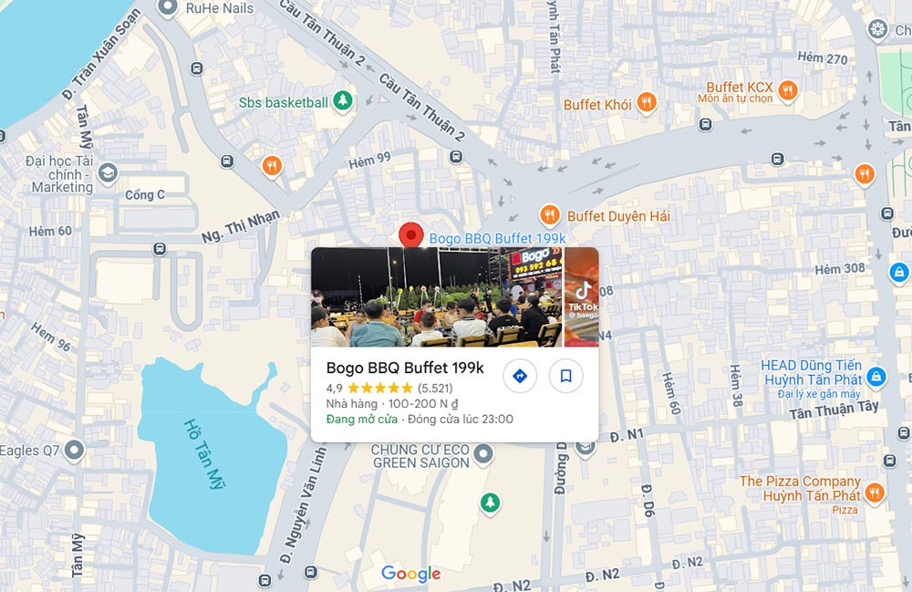 Bogo BBQ Buffet (Ảnh: Google Maps)