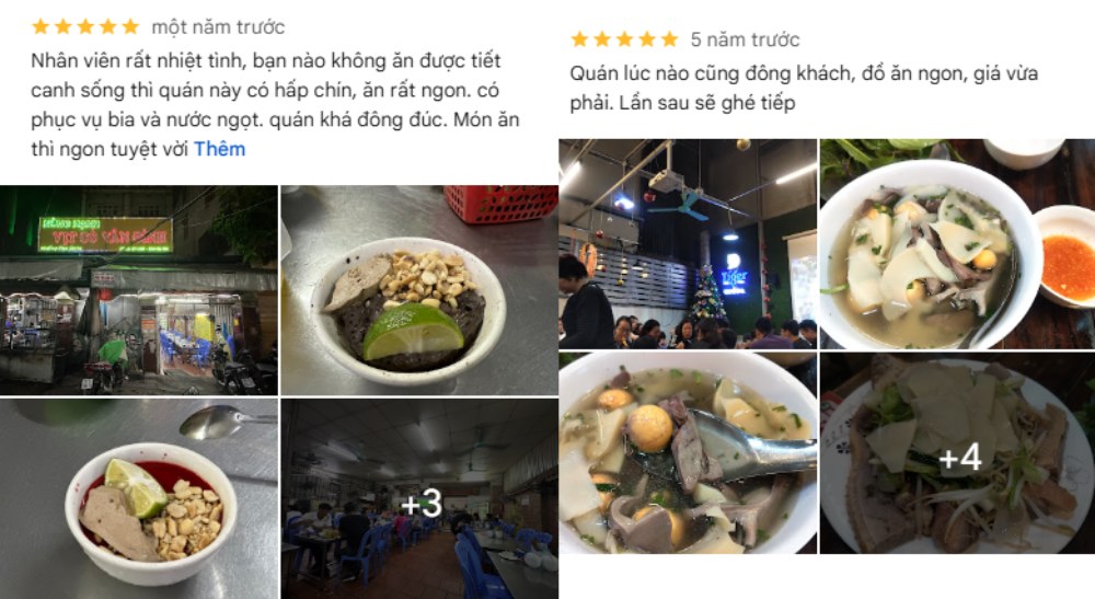 Khách hàng yêu thích vị nước dùng đậm đà và ngan dai ngon vừa phải (Ảnh: Google maps) 