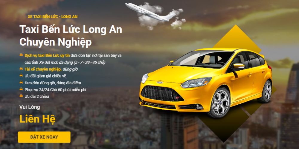 Taxi Bến Lức Long An là dịch vụ uy tín cho người dân trong khu vực