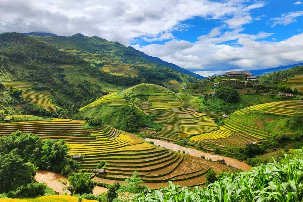 Ruộng bậc thang ở Mù Cang Chải nổi tiếng không chỉ ở Việt Nam mà còn trên thế giới (Ảnh: VOV)