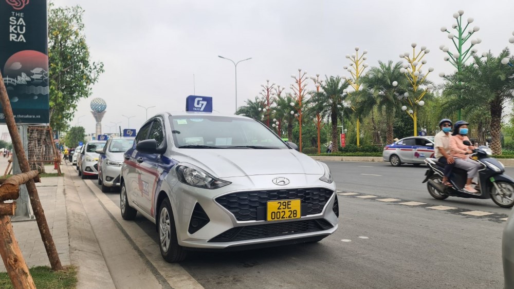 G7 Taxi hợp tác với các đơn vị vận tải có thương hiệu uy tín và phương tiện đạt chuẩn (Ảnh: G7taxi.vn)