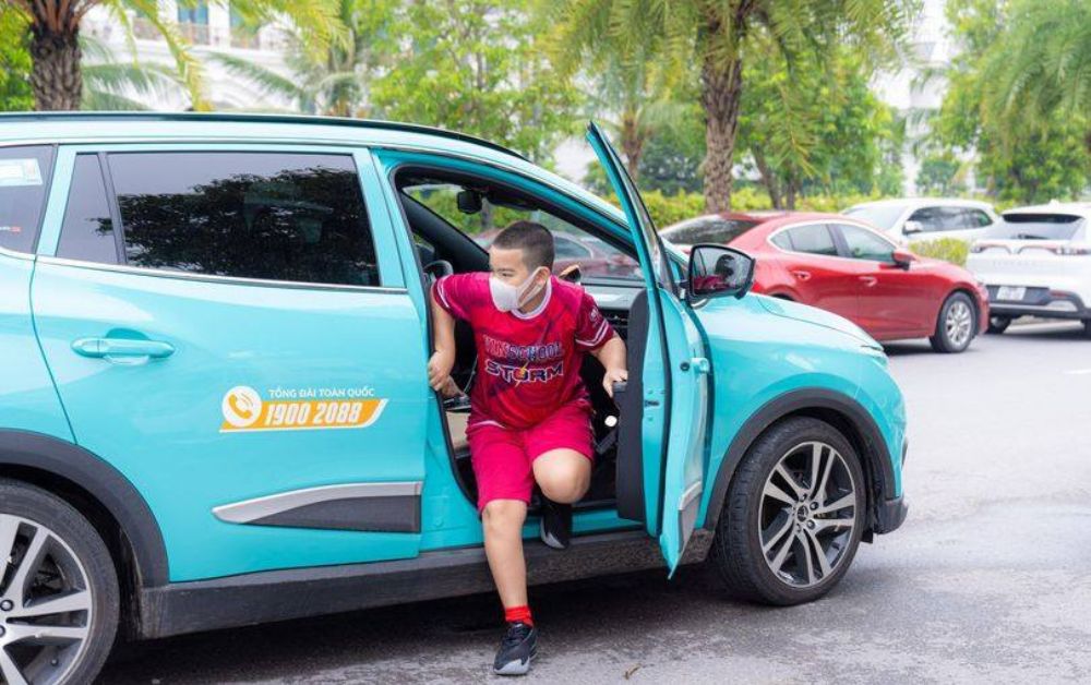 Taxi Xanh SM Hà Nam phục vụ nhu cầu đi lại của người dân (Ảnh: Xanh SM)