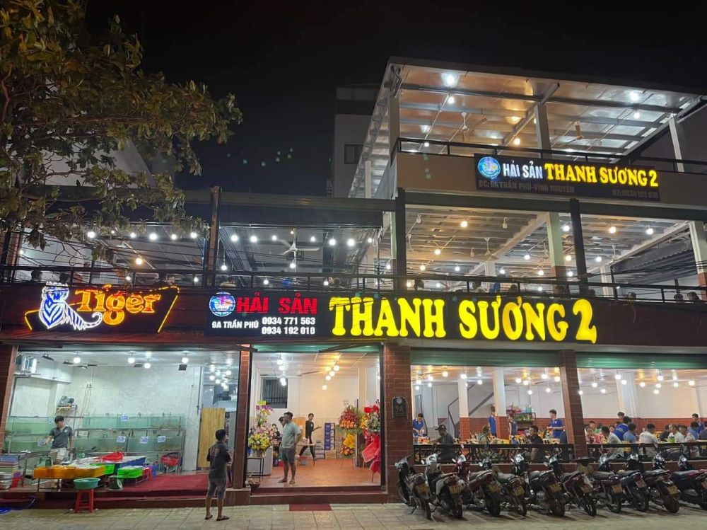 Hải Sản Thanh Sương hiện nay có 2 cơ sở