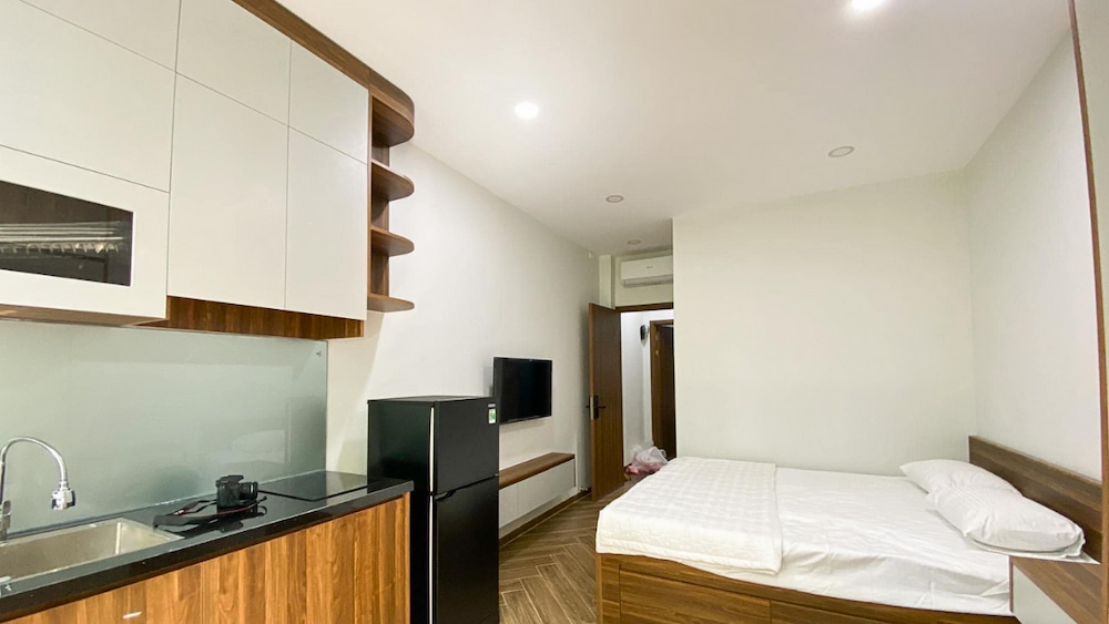 Moon Apartment được trang bị đầy đủ tiện nghi hiện đại