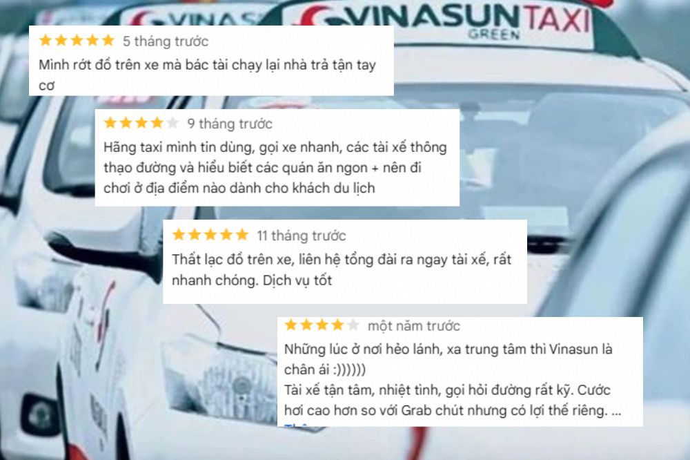 Khách hàng dễ dàng tìm lại đồ đánh rơi trên taxi Vinasun (Ảnh: Sưu tầm Internet)