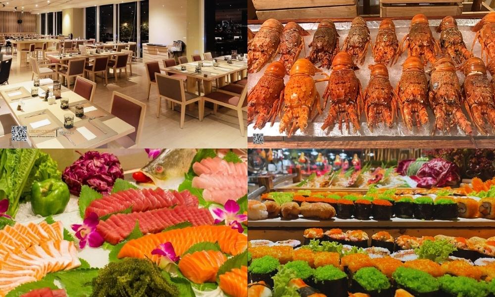 Buffet Liberty Central Saigon Riverside có không gian rộng rãi, sang trọng để thưởng thức buffet 