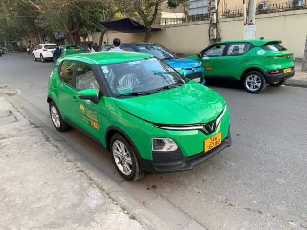 Taxi Mai Linh triển khai đội xe taxi điện tại Nam Sách Hải Dương (Ảnh: Fanpage Mai Linh Hải Dương)