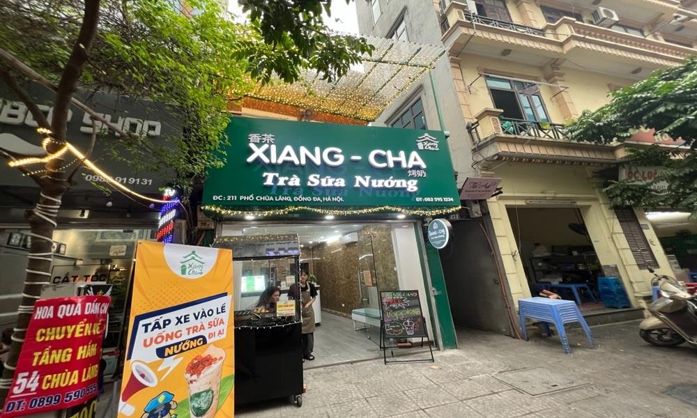 Mặt tiền của trà sữa nướng Xiang Cha