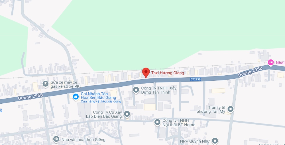 Trụ sở taxi Hương Giang tại Bắc Giang (Ảnh: Google Maps)