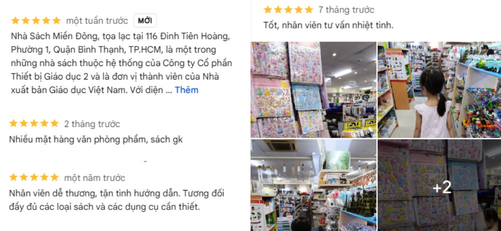 Khách đánh giá cao sự tiện lợi và sự đa dạng của các sản phẩm tại đây (Ảnh: Google Maps)