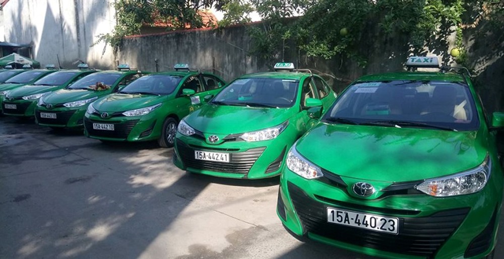 Taxi Mai Linh có mặt tại Hải Phòng với đội ngũ xe đông đảo (Ảnh: sưu tầm Internet)