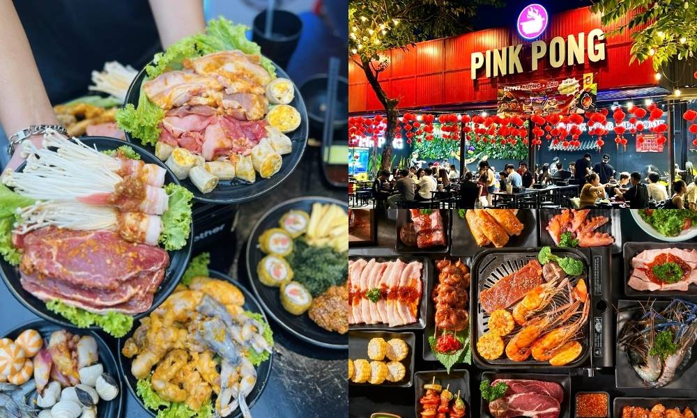 Buffet Ping Pong có không gian bắt mắt tạo ấn tượng cho thực khách ngay lần đầu tiên