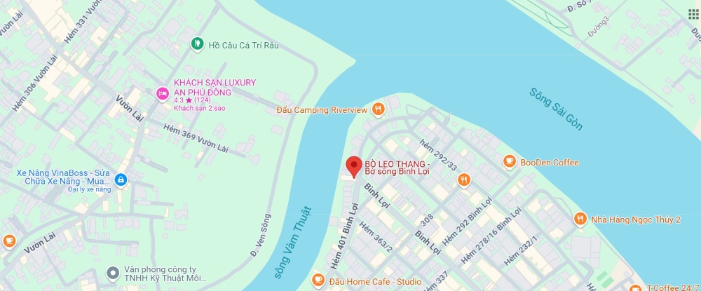 Vị trí của quán lẩu bò quận Bình Thạnh (Ảnh: Google Maps)