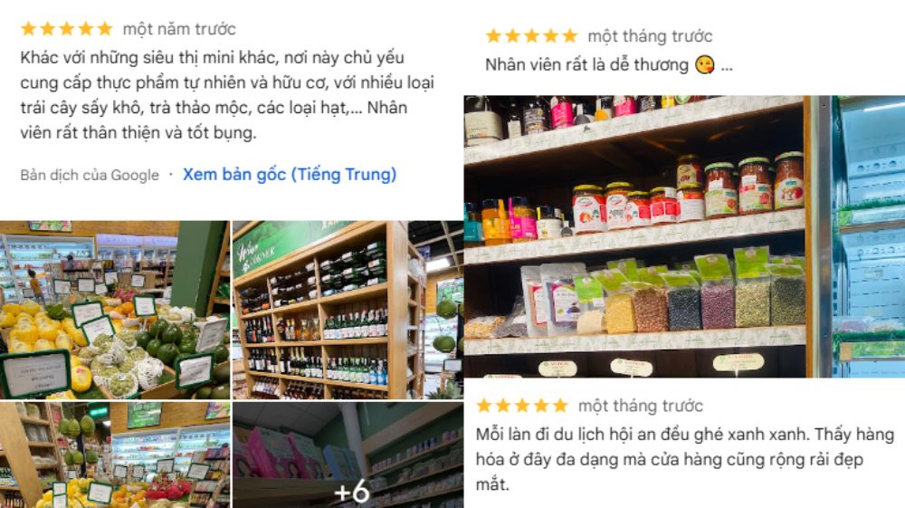 Khách hàng đánh giá cao dịch vụ chuyên nghiệp, sản phẩm chất lượng tại cửa hàng Xanh Xanh (Ảnh: Google Maps)