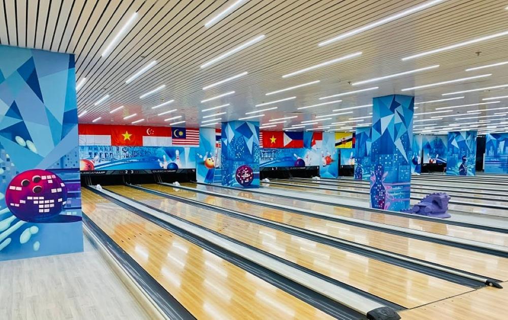 Heroworld Bowling sở hữu 12 đường ném đạt tiêu chuẩn quốc tế 
