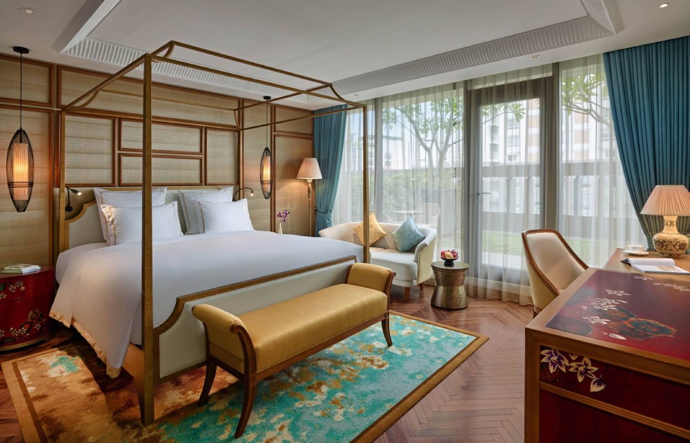 Khách sạn Grand Mercure được thiết kế theo phong cách Á Đông 