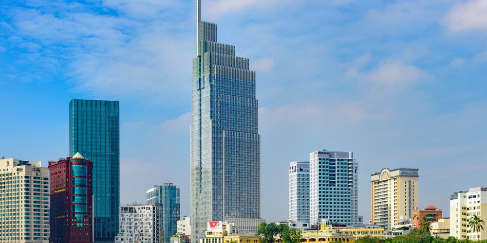 Vietcombank Tower sở hữu kiến trúc hiện đại 