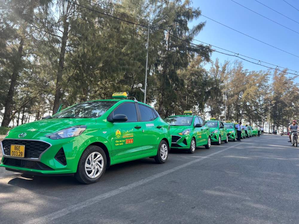 Taxi Mai Linh sở hữu một đội xe đa dạng 