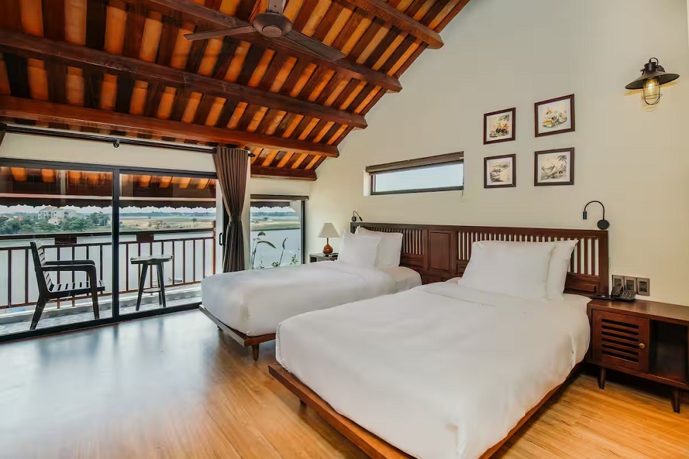 Phòng nghỉ ấm cúng, thoải mái tại La An Central Boutique Villa