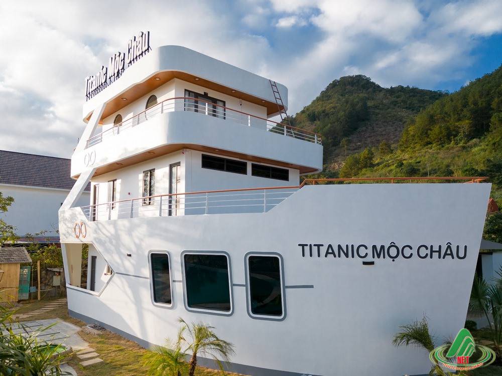 Titanic Mộc Châu tái hiện lại chiếc thuyền Titanic huyền thoại 