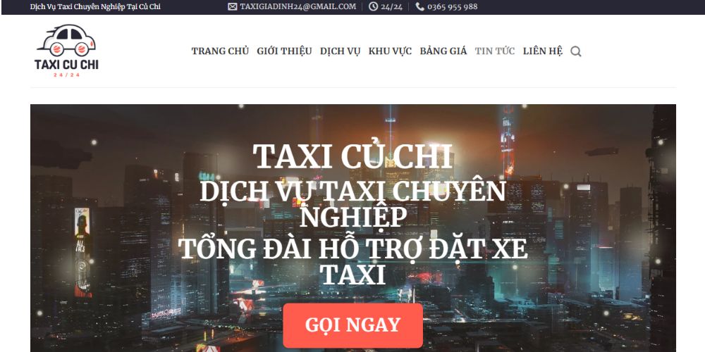 Taxi Củ Chi mang đến dịch vụ chuyên nghiệp đến hành khác và các khu vực lân cận