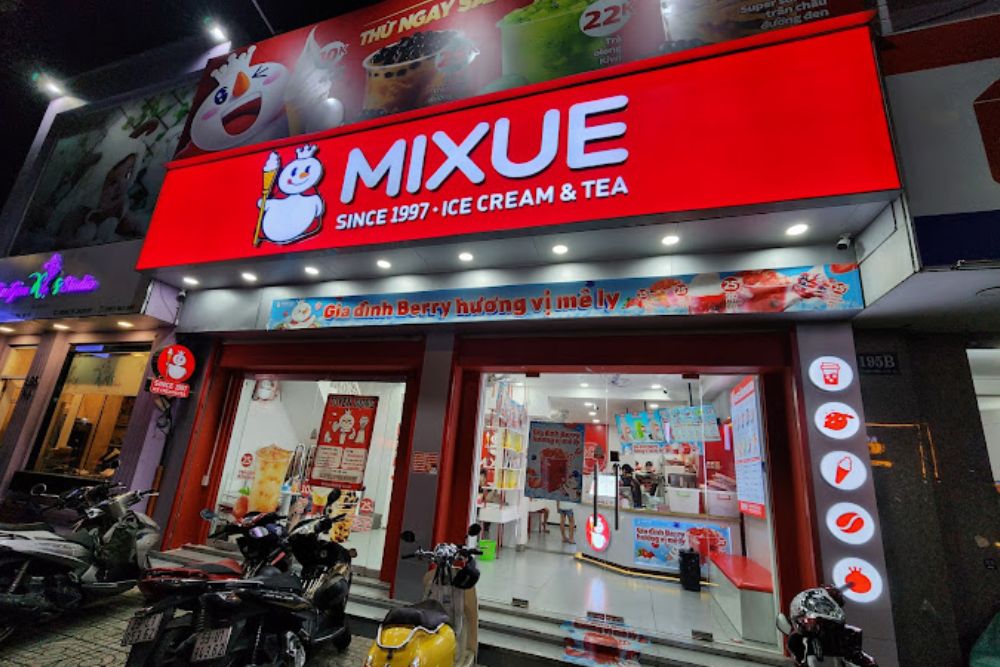 Mixue Lý Chính Thắng là một trong những quán kem được yêu thích tại Quận 3 (Ảnh: Sưu tầm Internet)