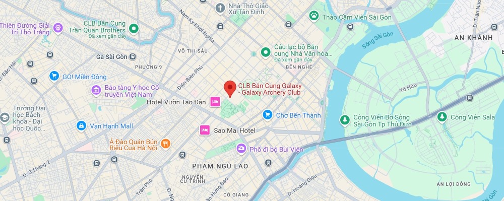 Vị trí của câu lạc bộ trên bản đồ (Ảnh: Google Maps)