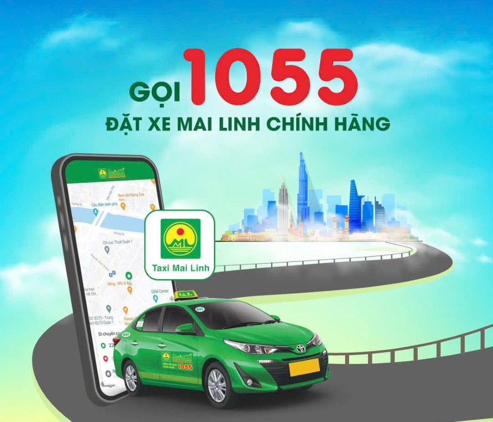 Bạn có thể đặt xe Mai Linh Mộ Đức bằng nhiều cách (Ảnh: Fanpage Mai Linh Quảng Ngãi)