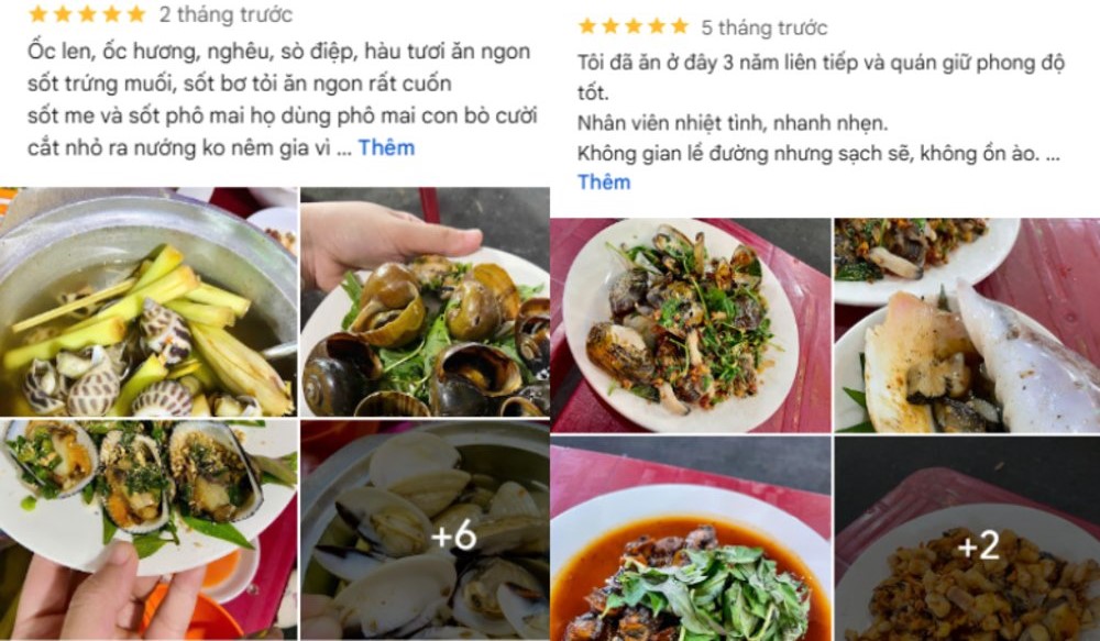 Món ăn chất lượng, không gian thoải mái, giá hợp lý (Ảnh: Google maps)