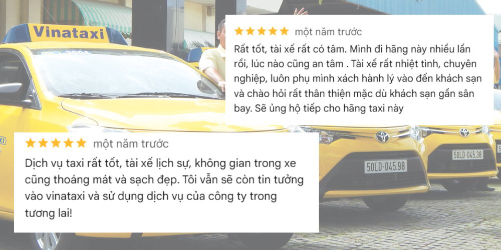 Những lời đánh giá từ trải nghiệm hành khánh dành đến VinTaxi 