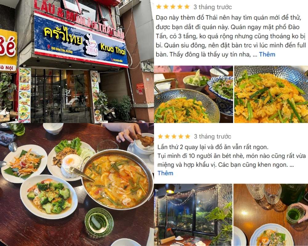 Quán Bangkok Thai Kitchen được nhiều thực khách đánh giá hợp khẩu vị, giá phải chăng