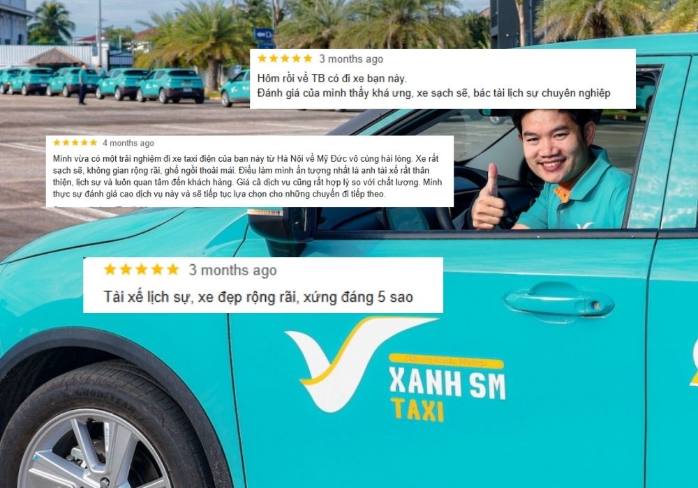 Xanh SM luôn cố gắng mang đến sự hài lòng cho hành khách (Ảnh: Google Maps)