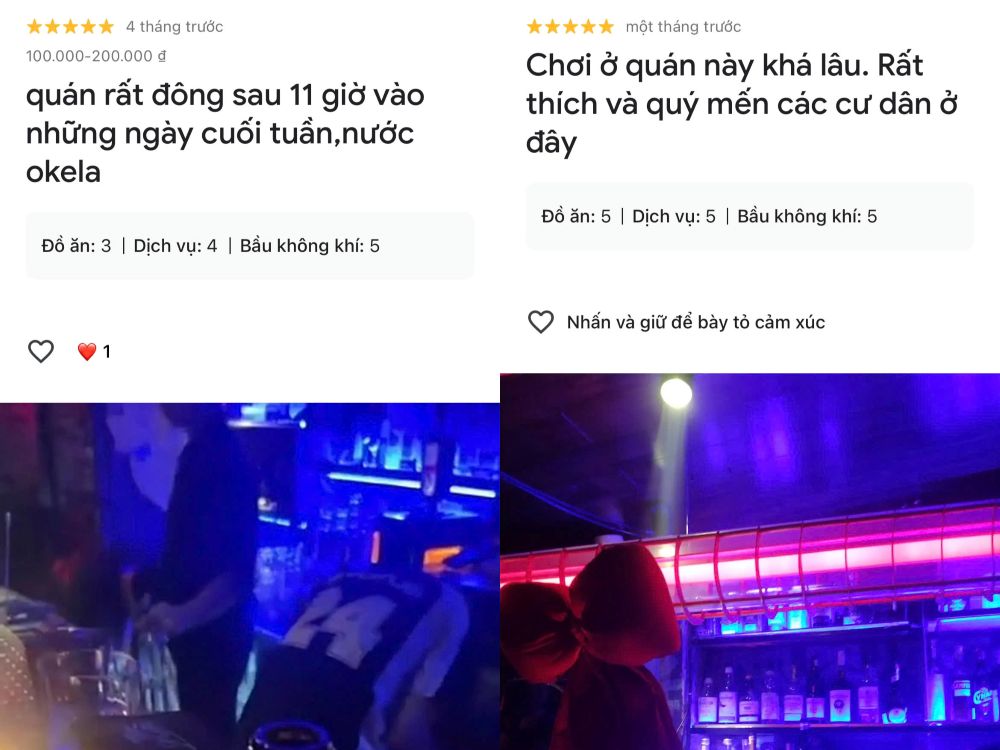 Khách hàng đánh giá quán bar TNR SaiGon 