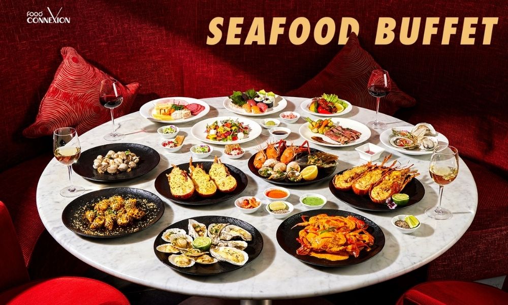 Food Connexion là nhà hàng buffet 5 sao Sài Gòn chuyên hải sản tươi sống hấp dẫn