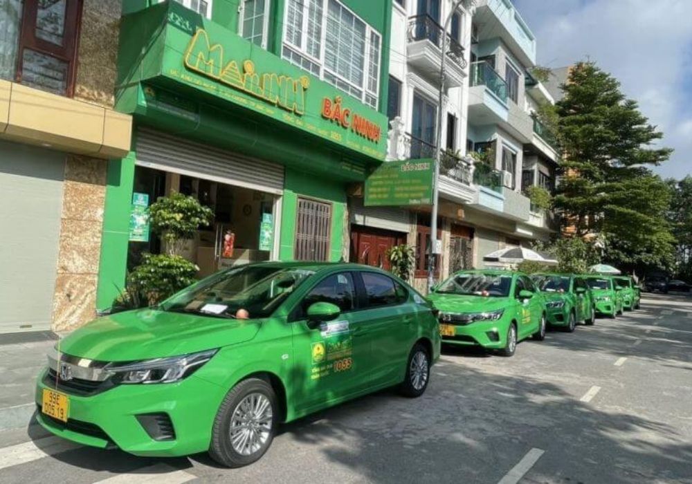 Taxi Mai Linh Thuận Thành phục vụ nhanh chóng, sẵn sàng đưa đón bạn mọi lúc mọi nơi (Ảnh: Sưu tầm Internet)