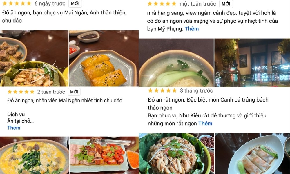 Một số phản hồi của khách hàng khi ăn buffet 5 sao tại nhà hàng Kabin