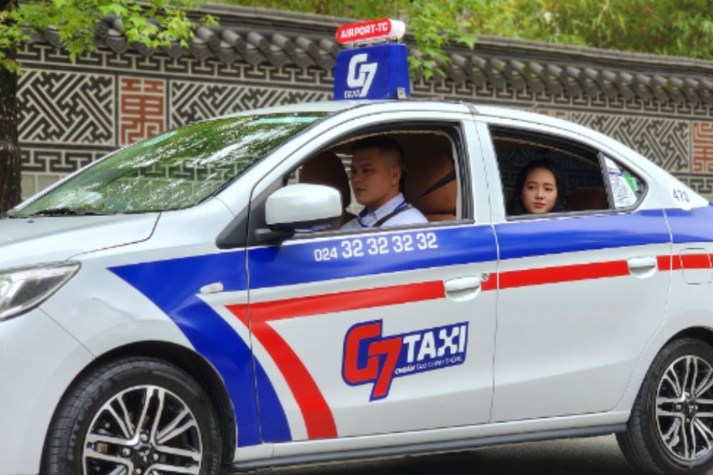 Taxi G7 mang đến những chuyến đi an toàn, thoải mái (Ảnh: Sưu tầm Internet)