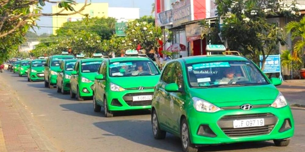 Taxi Mai Linh đã có mặt tại Diên Khánh với sắc xanh lá đặc trưng 