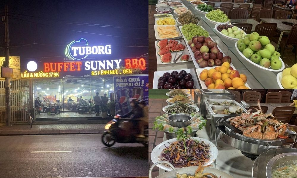 Quán buffet quận Bình Tân Buffet Sunny BBQ là điểm đến quen thuộc của nhiều người yêu hải sản 