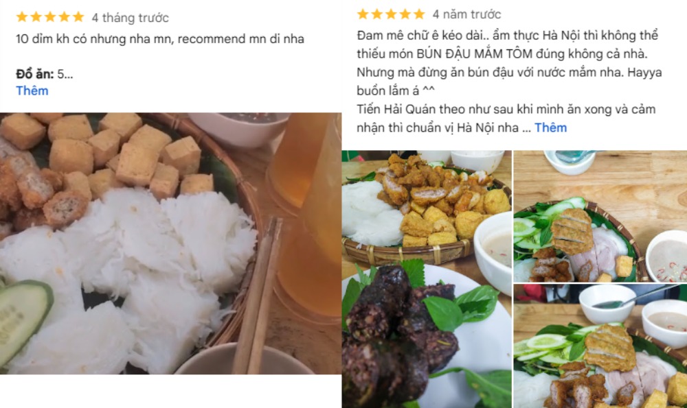 Khách hàng đánh giá quán có chất lượng ổn định, phục vụ nhanh chóng (Ảnh: Google Maps)