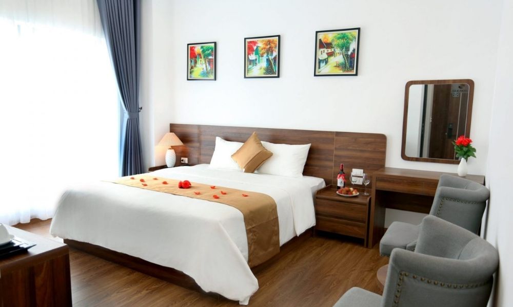 Các phòng tại Silk River Hotel đều được trang bị đầy đủ tiện nghi hiện đại