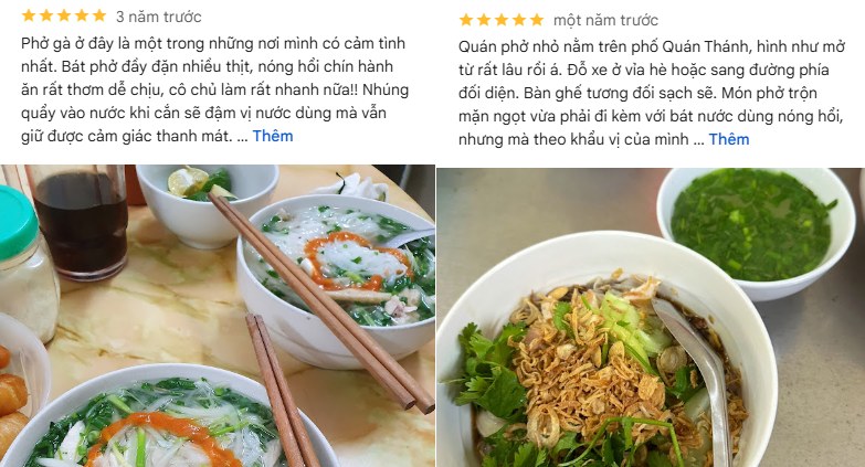 Thực khách khen ngợi phở Tình có hương vị truyền thống, giá cả hợp lý 