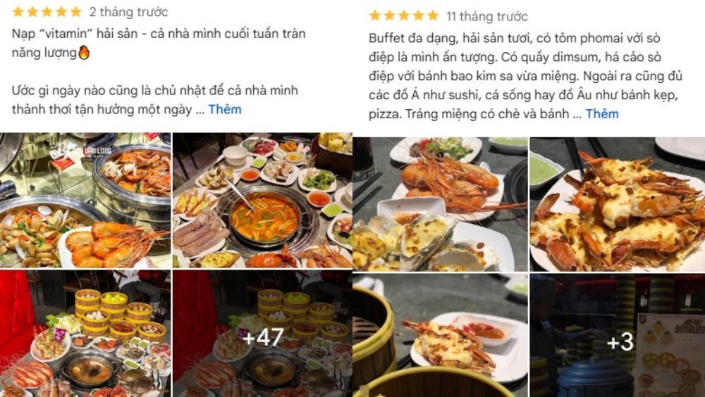 Khách hàng yêu thích sự đa dạng của menu và chất lượng hải sản cao cấPhố (Ảnh: Google maps)
