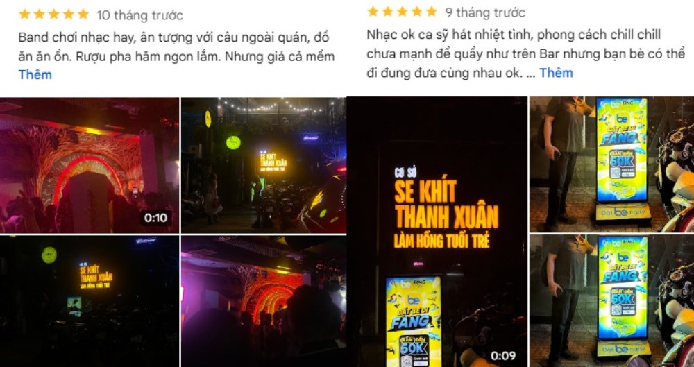 Khách hàng ấn tượng với nhạc DJ và chất lượng phục vụ tốt (Ảnh: Google maps)