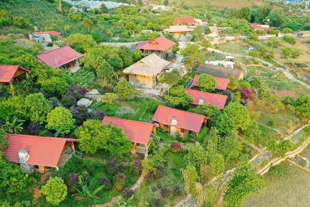 Toàn cảnh khu nghỉ dưỡng Vân Hồ Ecolodge