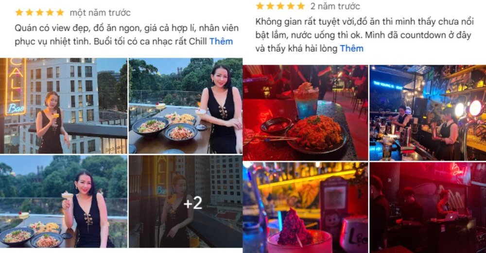 Khách hàng đánh giá cao không gian riêng tư và đồ uống ngon (Ảnh: Google maps)