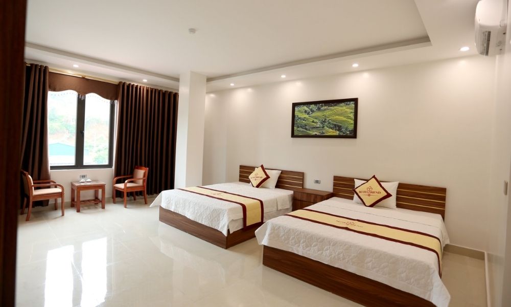 Friend Hotel là khách sạn ở Hà Giang có view cánh đồng lúa xanh mướt