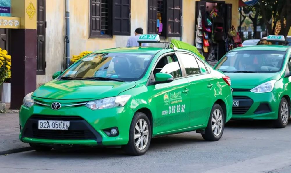 Taxi Mai Linh nổi tiếng tại Quy Nhơn (Ảnh: Sưu tầm Internet)