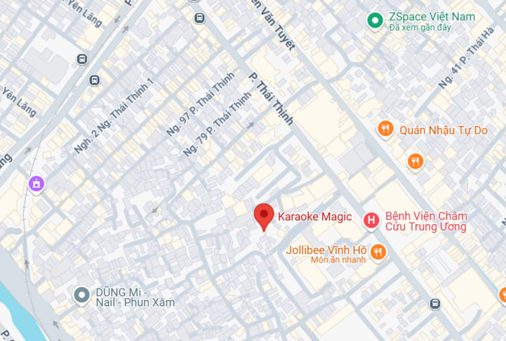 Hình ảnh vị trí Karaoke Magic trên bản đồ (Ảnh: Google Maps)